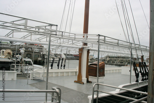 yacht in marina