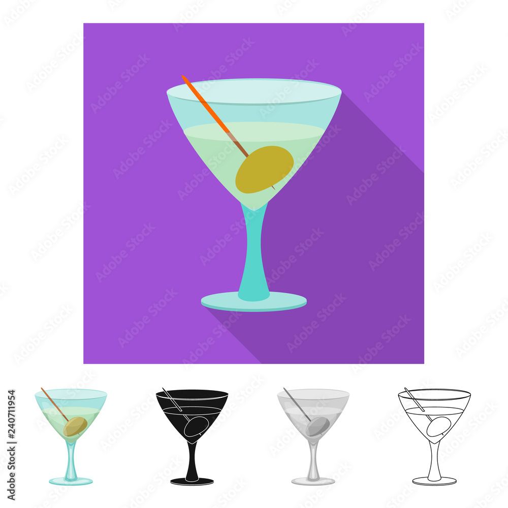 Vector design of drink and bar symbol. Set of drink and party vector icon for stock. Vector design of drink and bar symbol. Set of drink and party vector icon for stock.