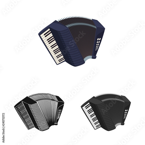 Isolated object of music and tune sign. Set of music and tool stock vector illustration.