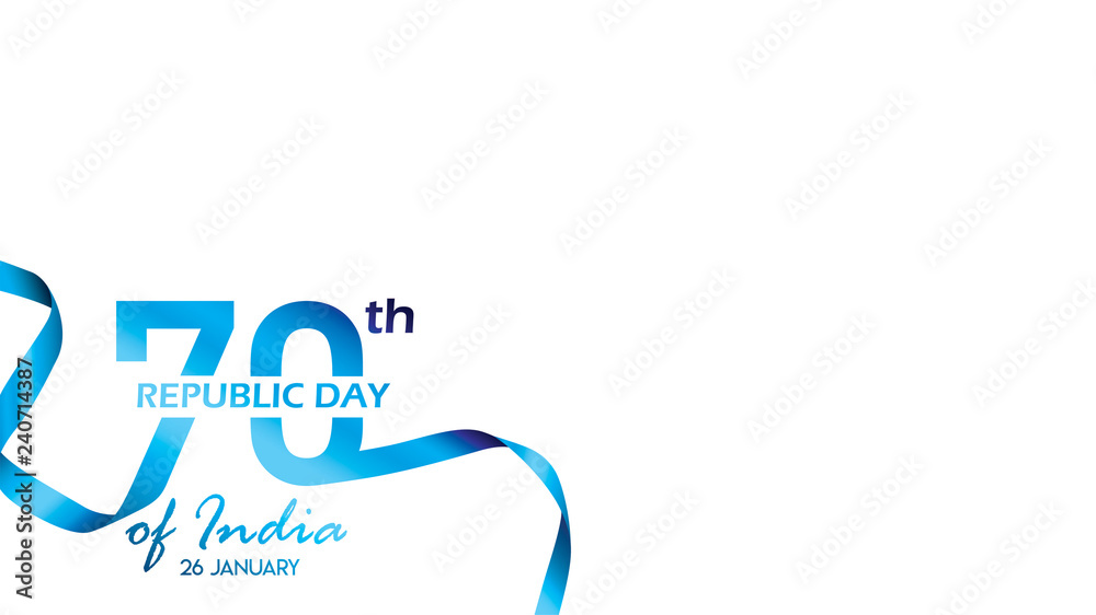Creative Poster, Banner or Flyer for Republic Day of India 26 January celebration with modern design