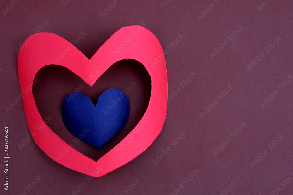 Obraz premium Heart shape on Valentine's Day.