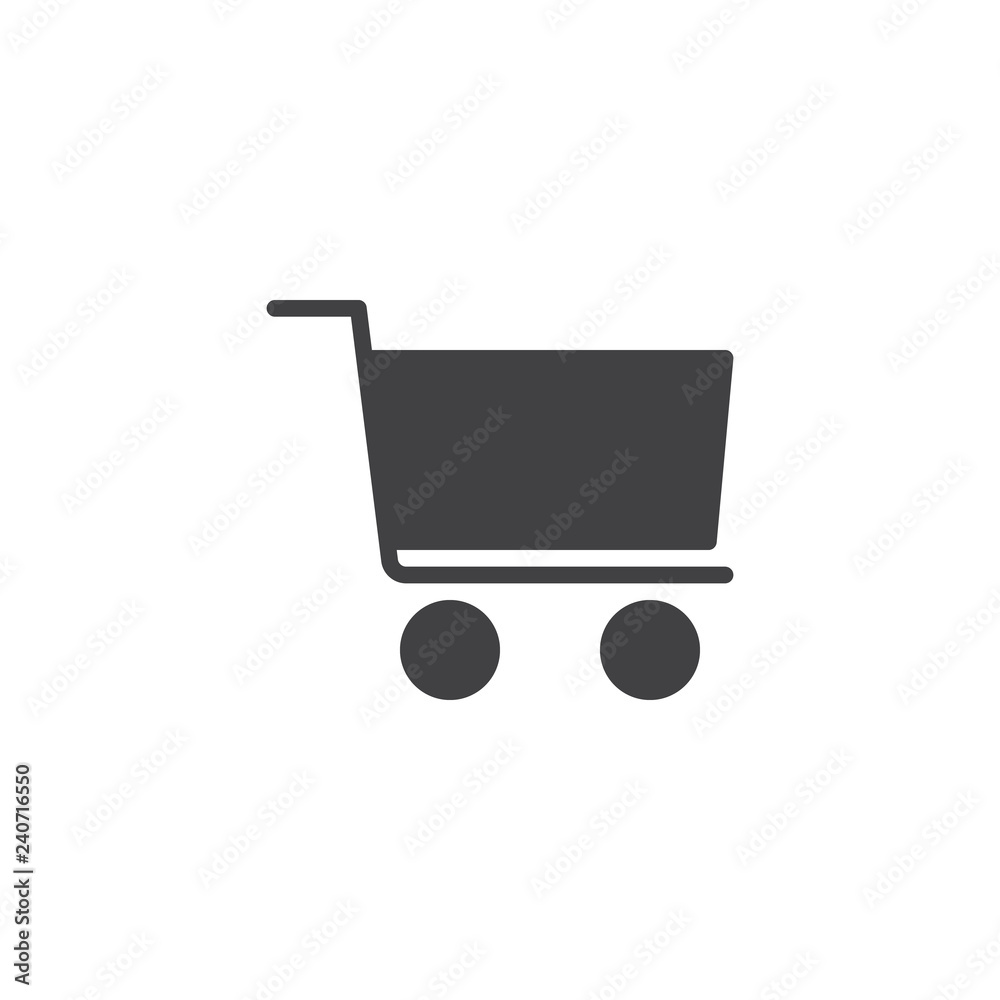 Shopping Cart vector icon. filled flat sign for mobile concept and web design. Trolley simple solid icon. Symbol, logo illustration. Pixel perfect vector graphics Shopping Cart vector icon. filled flat sign for mobile concept and web design. Trolley simple solid icon. Symbol, logo illustration. Pixel perfect vector graphics