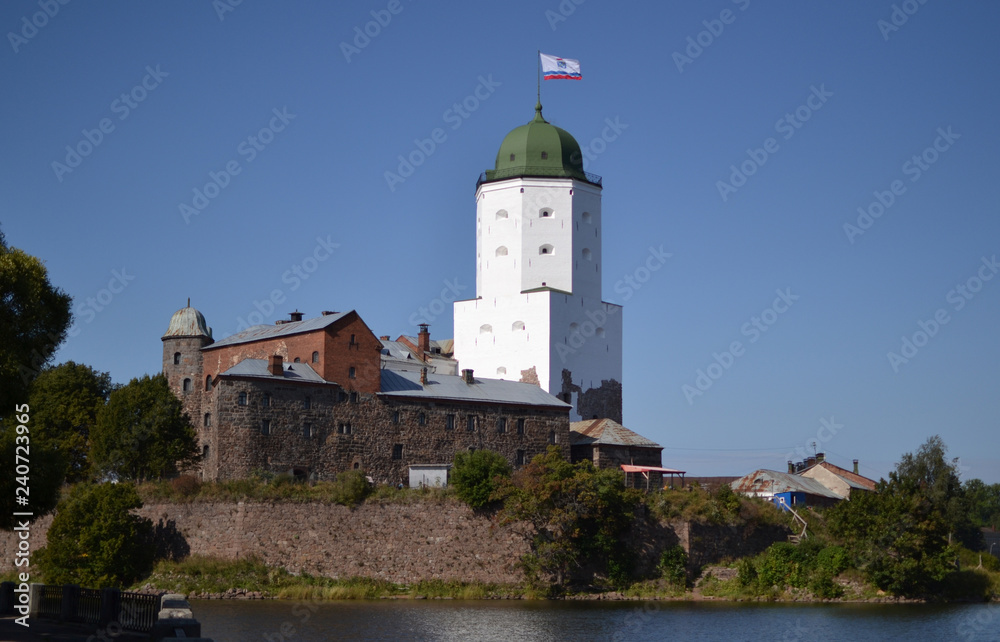 castle in Viborg Russia