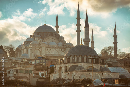 Rustem Pasa and Suleymaniye Mosque, Istanbul, Turkey