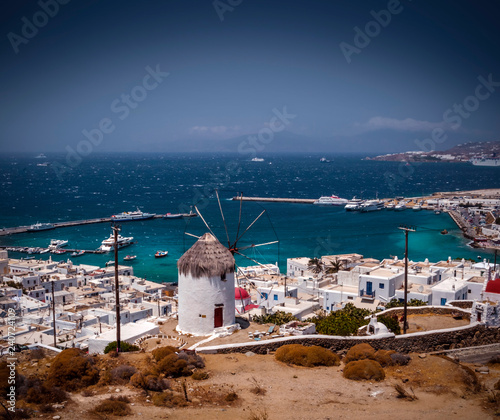 Whitewashed architecture an...