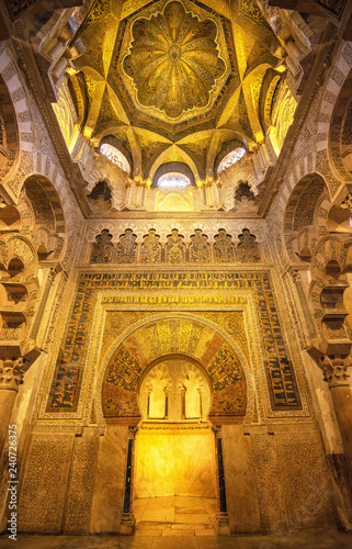 Decorated interior of the G...