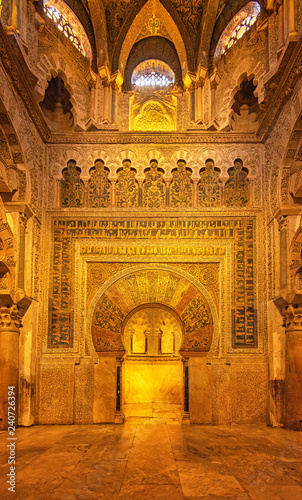 Decorated interior of the G...