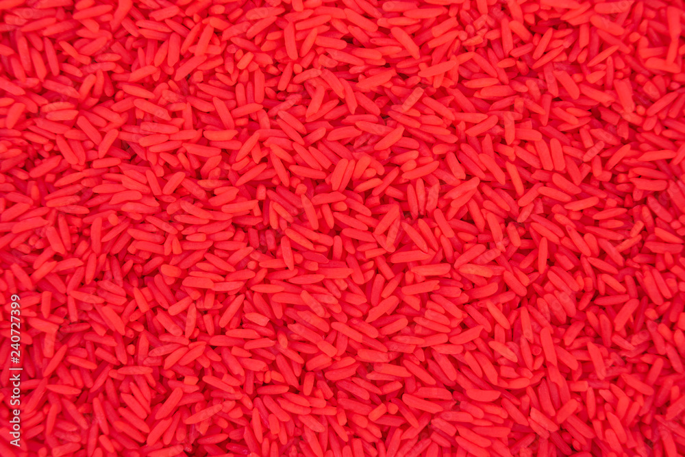 Red rice from above view for texture backgrounds Red rice from above view for texture backgrounds