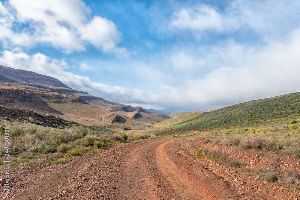 Road between Matjiesrivier and Wupperthal in the Cederberg Mountains