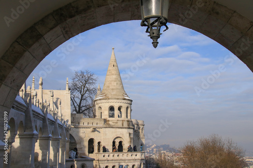 Fischerbastei - Halaszbastya, Budapest im Winter photo