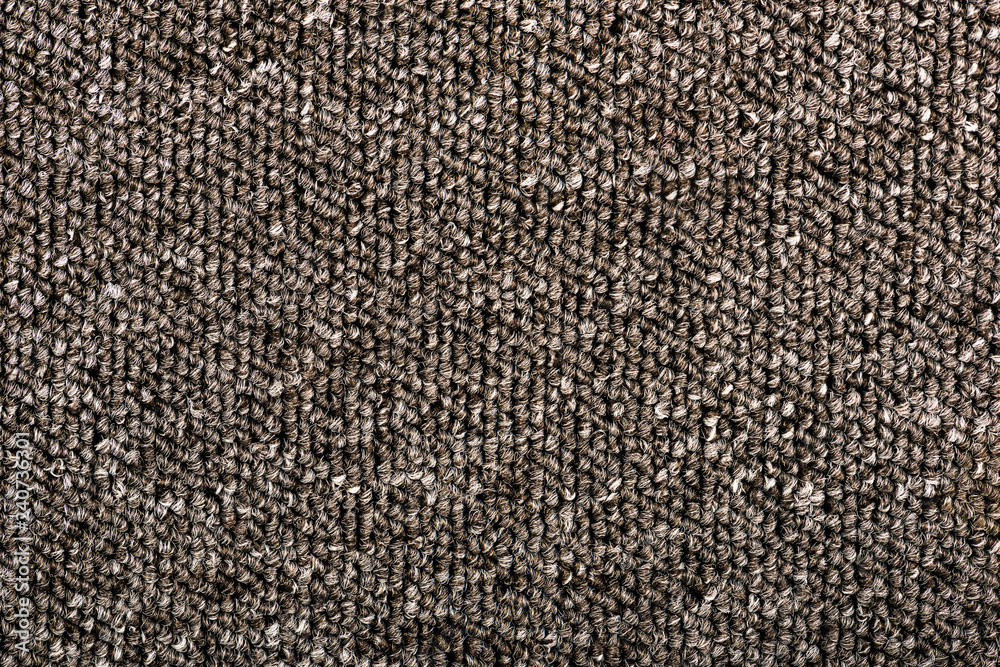 Fototapeta premium Texture of a simple carpet. Gray background.