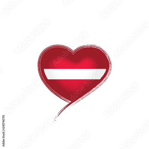 Free Download Latvia flag, vector illustration on a white background - GFXLoad