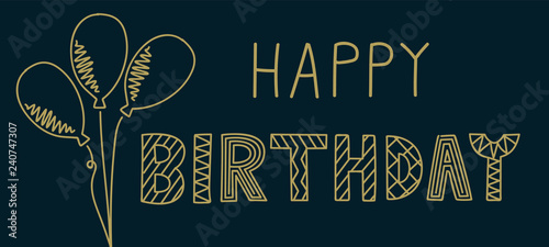 a birthday greeting card