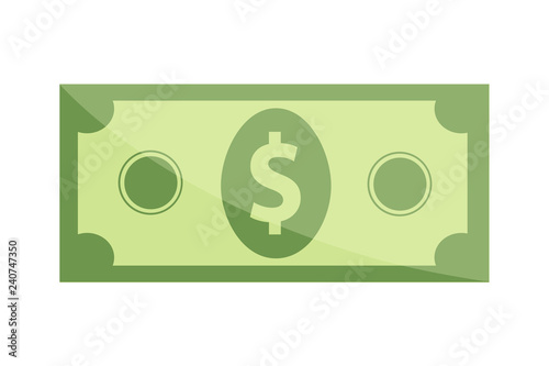 dollar icon. vector illustration.