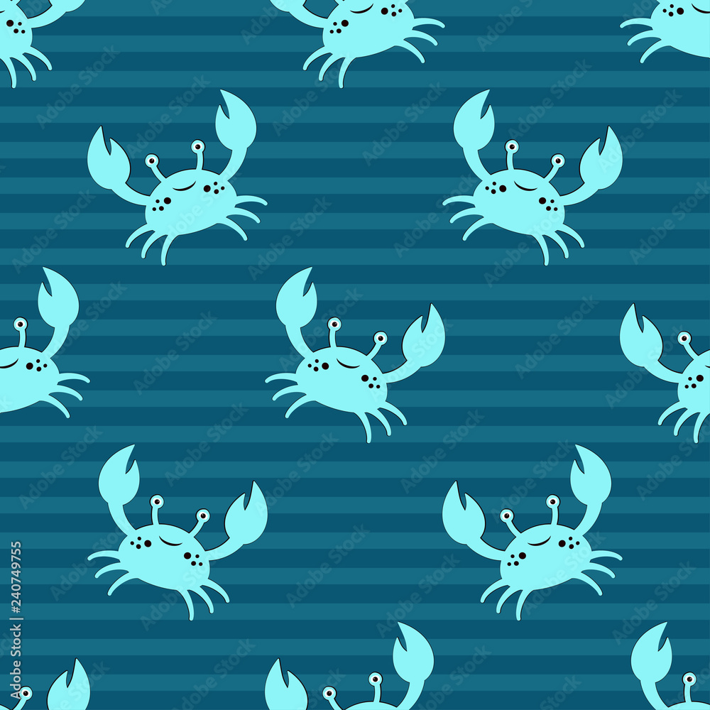 cute kids crabs pattern cute kids crabs pattern