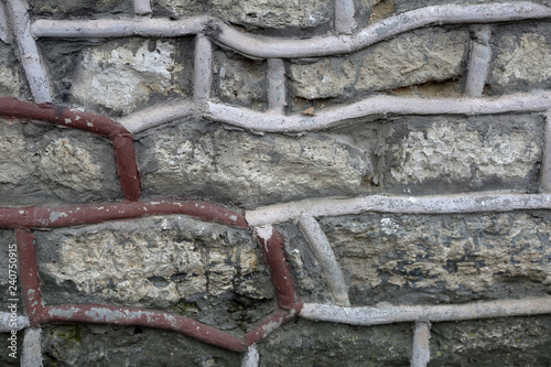 Original textured surface of of a natural coarse stone