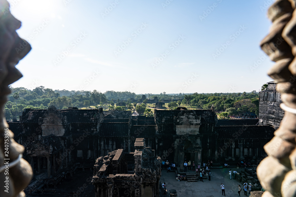 View from mail tower of Angkor Wat View from mail tower of Angkor Wat