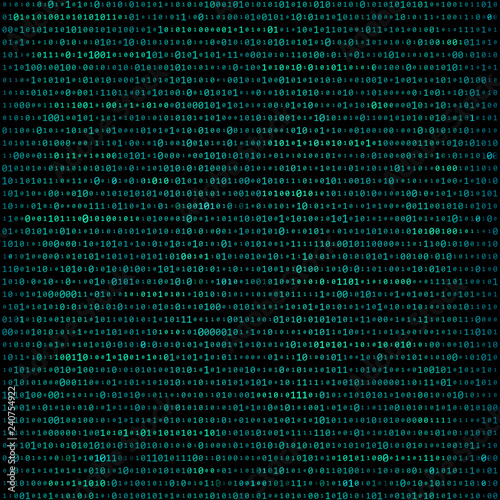 Matrix binary code background