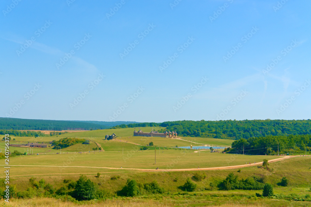 Surroundings of Kamenka village, Lipetsk region, Russia.