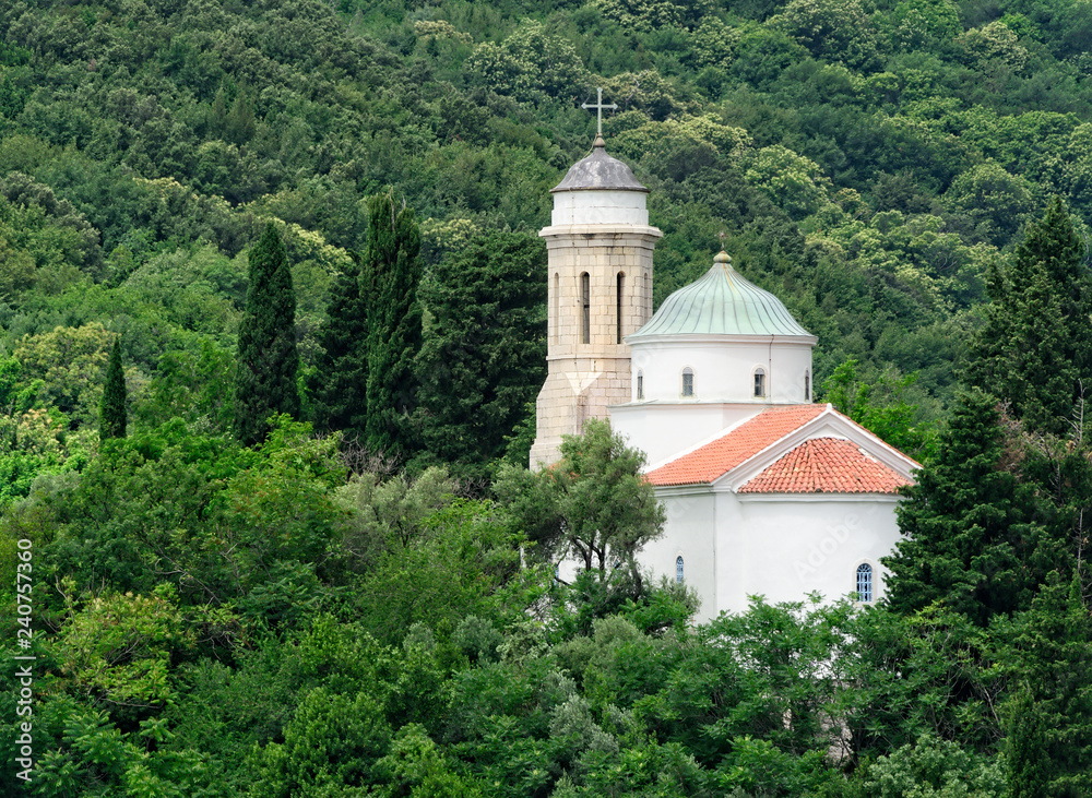 Church on the HIllside of Montenegro