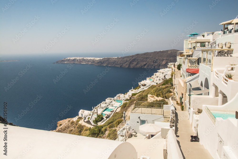 Santorini Fira, Greece - landscape