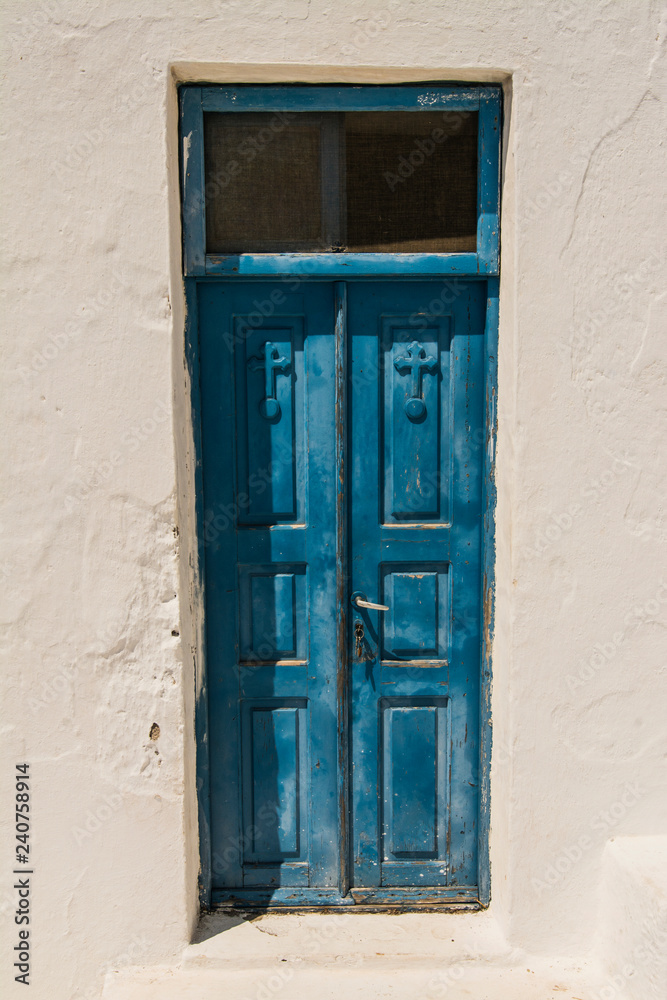 Santorini Fira, Greece - door