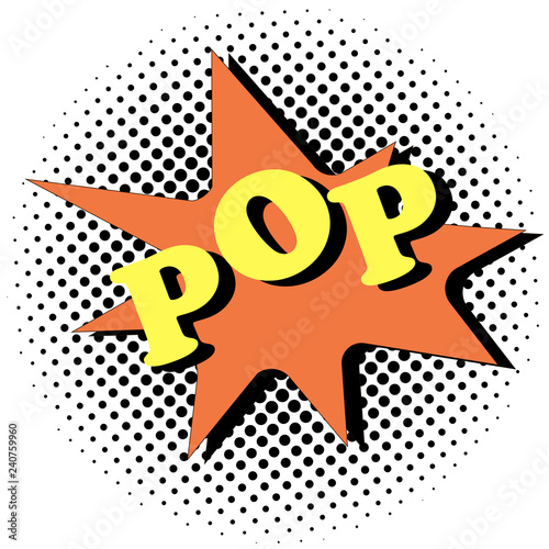 Op art retro comic style. Comic strip. Bright dynamic cartoon illustration in retro pop art style. Vector illustration.