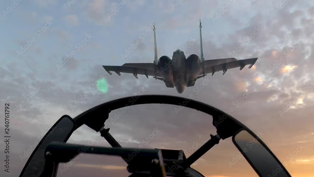 The fighter moves in the Wake of