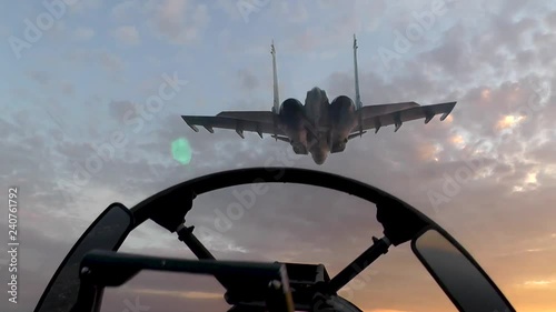 The fighter moves in the Wake of