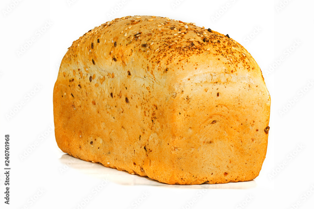 square white bread isolated on a white background. a loaf of square white bread on a white background square white bread isolated on a white background. a loaf of square white bread on a white background