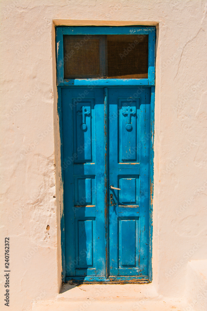 Santorini Fira, Greece - door