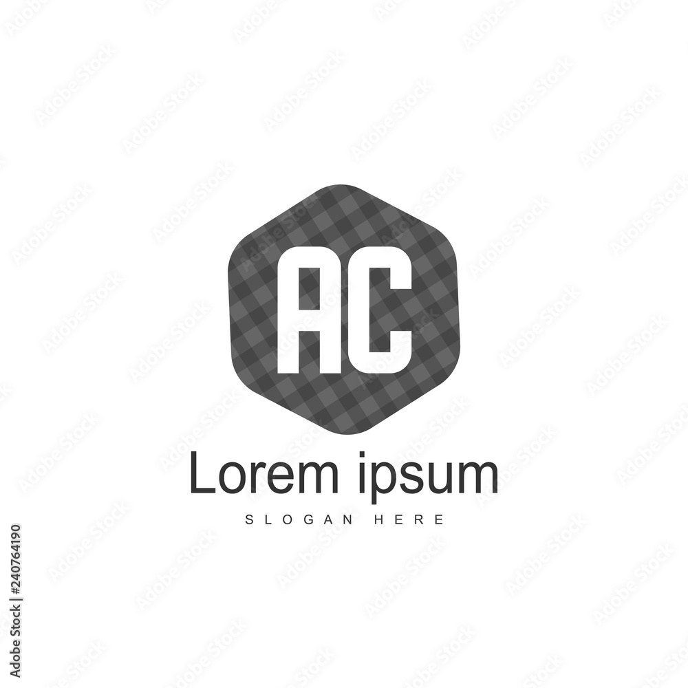 Initial Letter AC Logo Template Vector Design Initial Letter AC Logo Template Vector Design