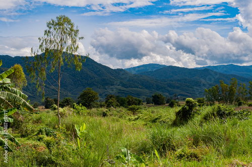Berglandschaft des Norden von Thailand
