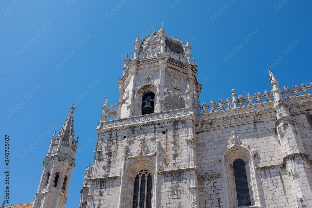 Church of Santa Maria in the Jerónimos Monastery in Belém, Portugal