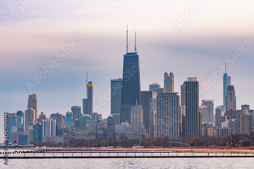 Chicago Skyline and Beaches 