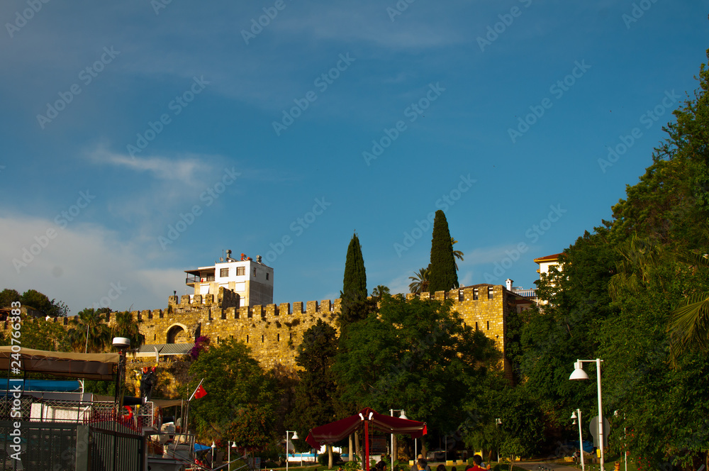 Naklejka premium The old town of the city of Antalya