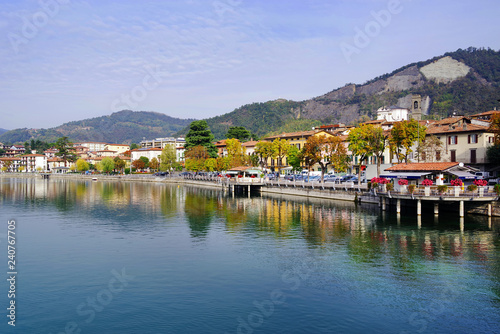 Sarnico Resort on the shore of Iseo Lake, Italy, Europe