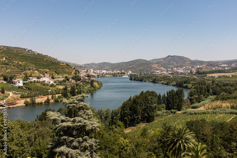 The River Douro at Peso da Régua, Portugal