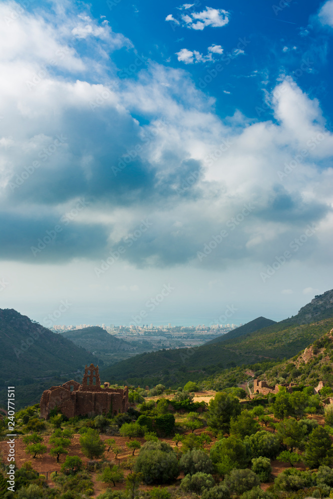 Fototapeta premium Old abbey in the mountains