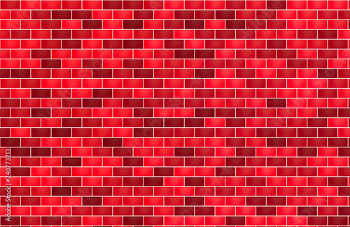 brick wall for background red color horizontal