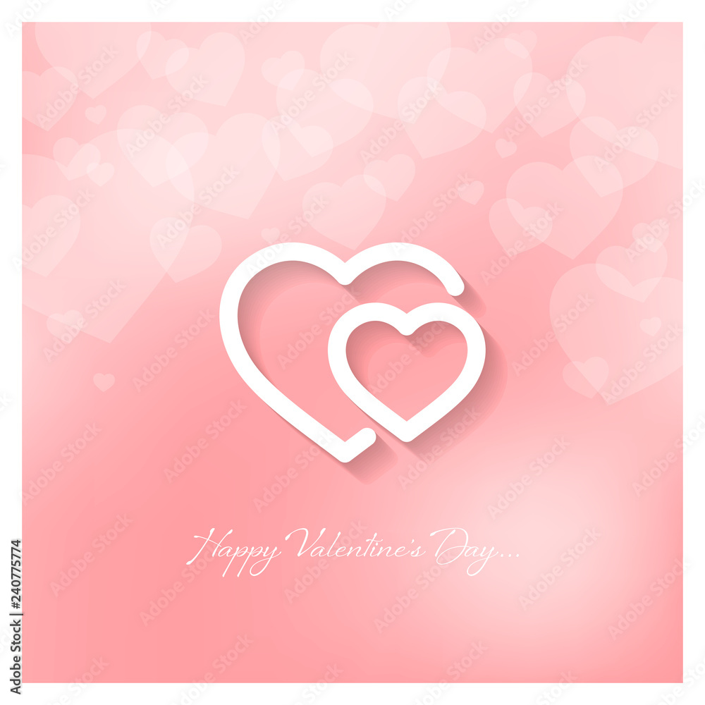 happy valentines day greeting card vector illustration happy valentines day greeting card vector illustration