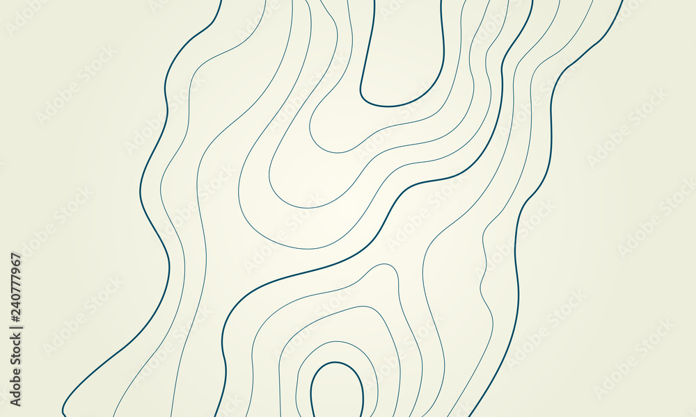 The stylized height of the topographic contour in lines and contours. The concept of a conditional geography scheme and the terrain path. Vector illustration. The stylized height of the topographic contour in lines and contours. The concept of a conditional geography scheme and the terrain path. Vector illustration.