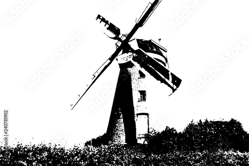 windmill on a farm