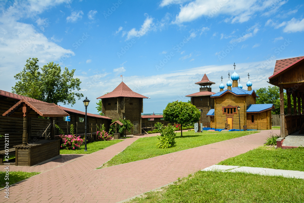 Castle in the city of Mozyr. Belarus