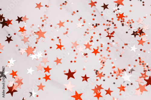 top view shiny stars abstract background