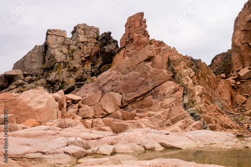 Porphyrfelsen von Arbatax - Rote Felsen auf Sardinien 