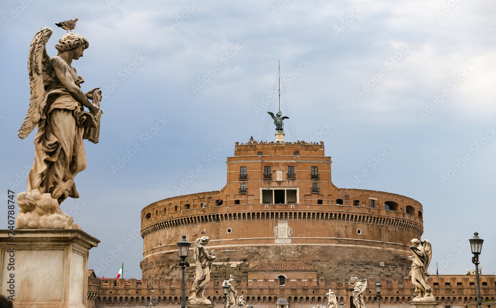 Mausoleum of Hadrian - Castel Sant Angelo in Rome, Italy