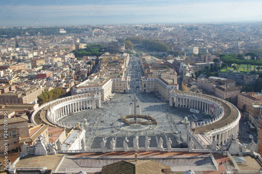 Fototapeta premium Rome vu de haut 