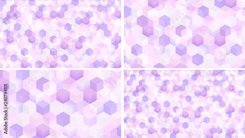 Cubes 3d backgrounds set. Square shapes. Backdrops collection. Wallpapers. 3d rendering. Abstract geometric. Blocks. Pixels. Simple textures. Digital illustrations.