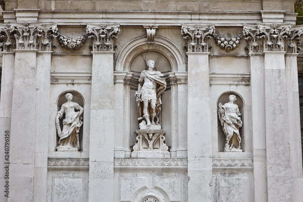 Facade of a Church in Venice